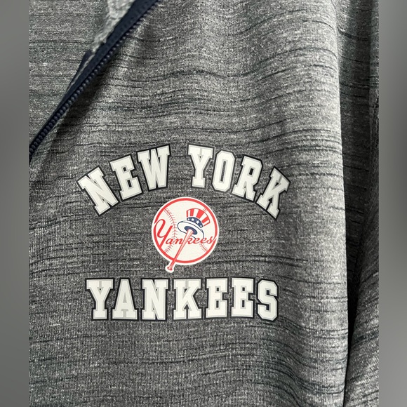 NY Yankees 1/4 Zip Pullover - Picture 4 of 7